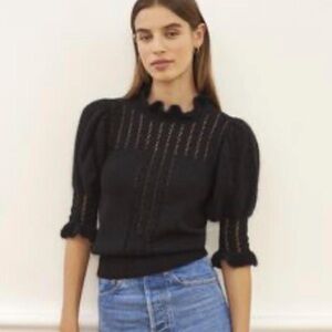 Rouje Black Knit Sweater